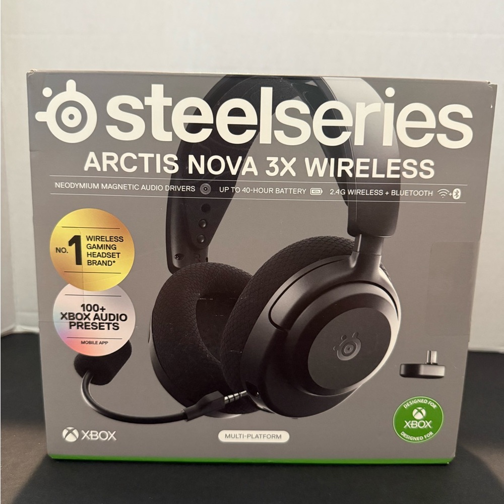 SteelSeries Arctis Nova 3X Wireless Headset - Black